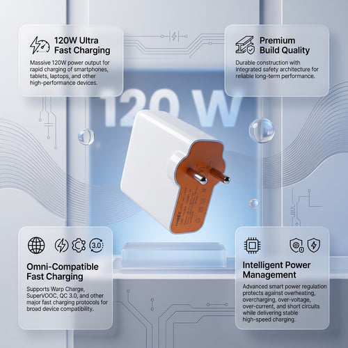 HBEE HB PD-005 120W Ultra Fast Charging Adapter