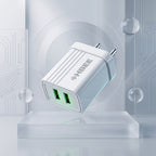 HBEE HBCH 008 20W Dual Port Fast Charger - Micro USB