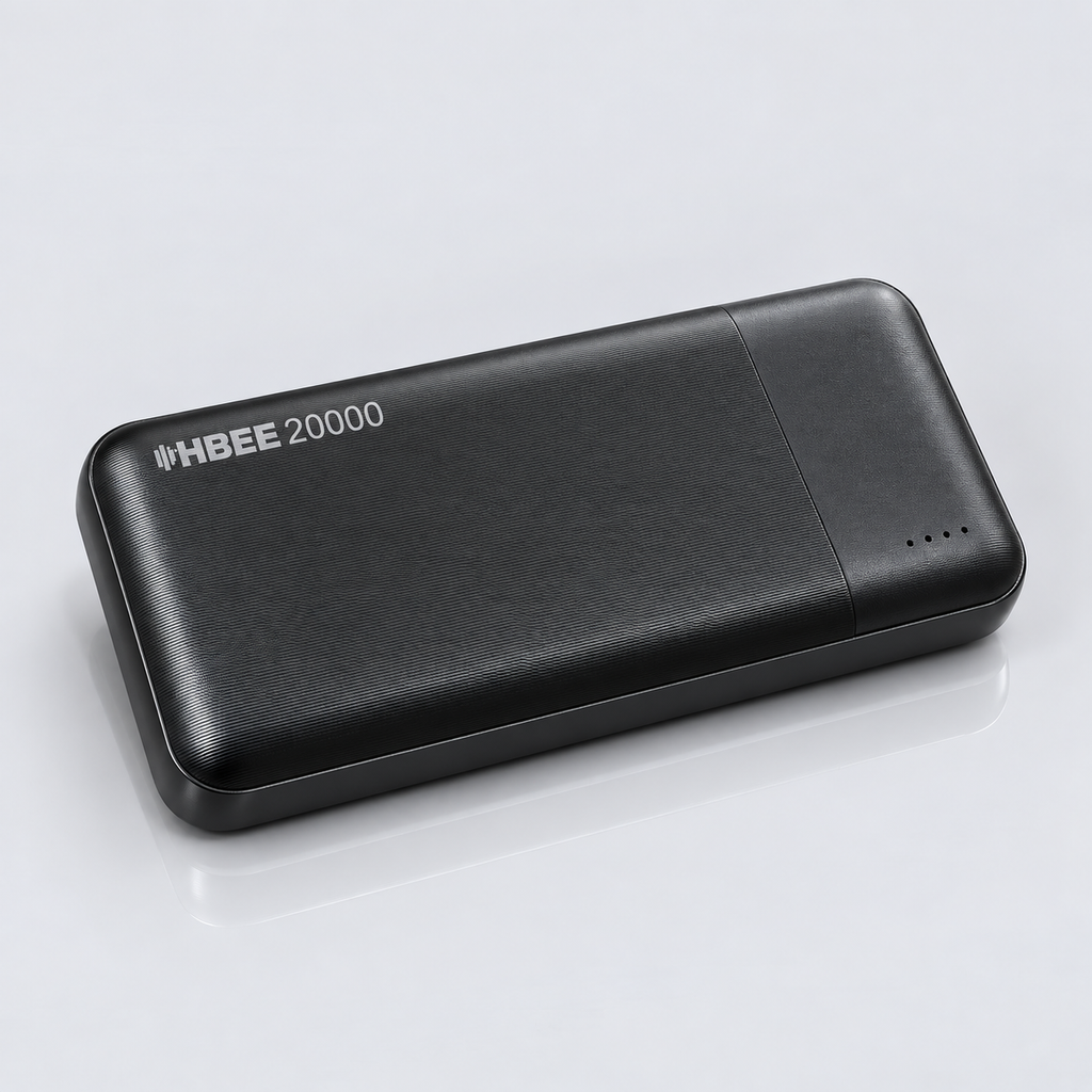 HBEE Bolt Edge 20000mAh Power Bank, 15W Fast Charging