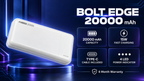 HBEE Bolt Edge 20000mAh Power Bank, 15W Fast Charging