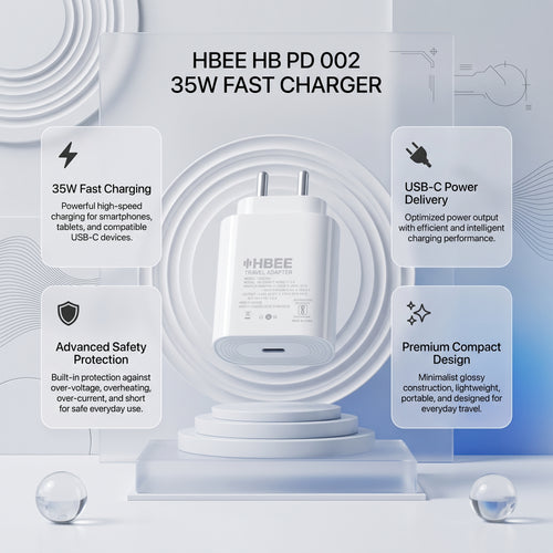 HB PD-003 (C to C) - 45W Super Fast Charging Adapter with PPS