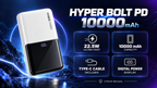 HBEE Hyper Bolt PD 10000mAh Power Bank, 22.5W Fast Charging