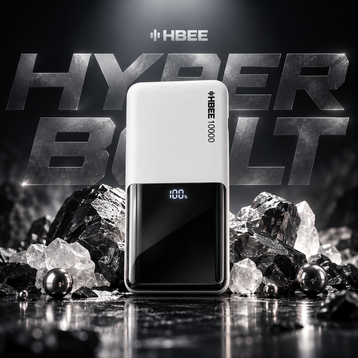 HBEE Hyper Bolt PD 10000mAh Power Bank, 22.5W Fast Charging