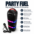 HBEE Party Fuel Speaker with mic and LED party light