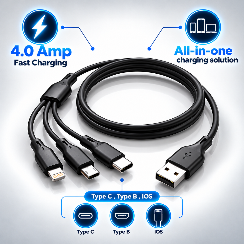 HBEE 3 in 1 cable features