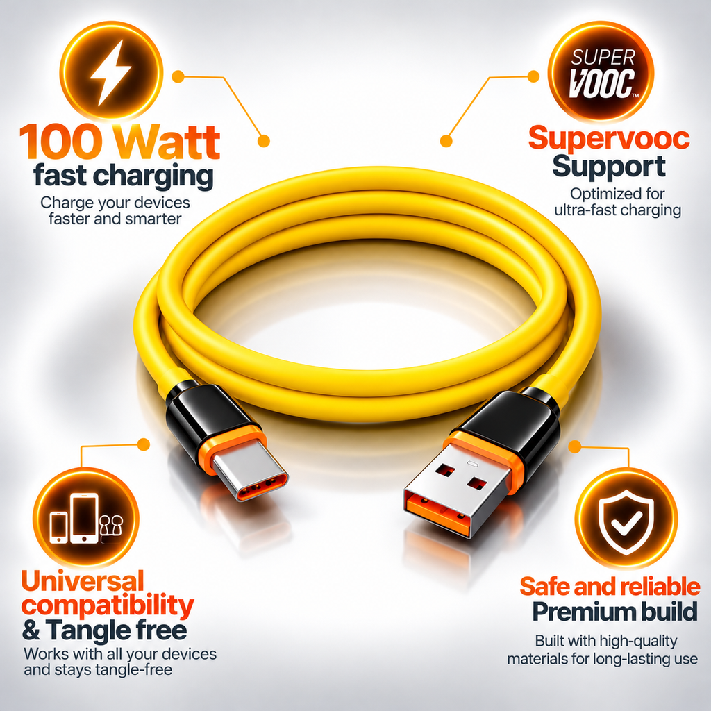 HBEE C09 100W cable yellow